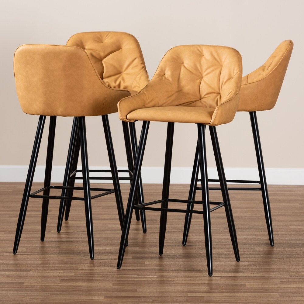 Catherine Modern and Contemporary 4 piece Bar Stool Set