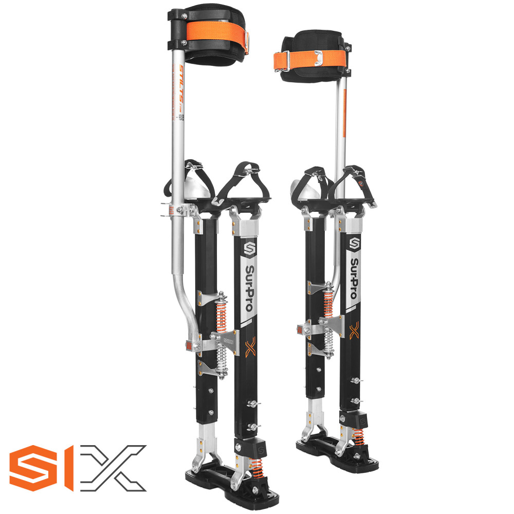 Surpro Premium Stilts Flex Foot Single Sided Magnesium Size 21-31