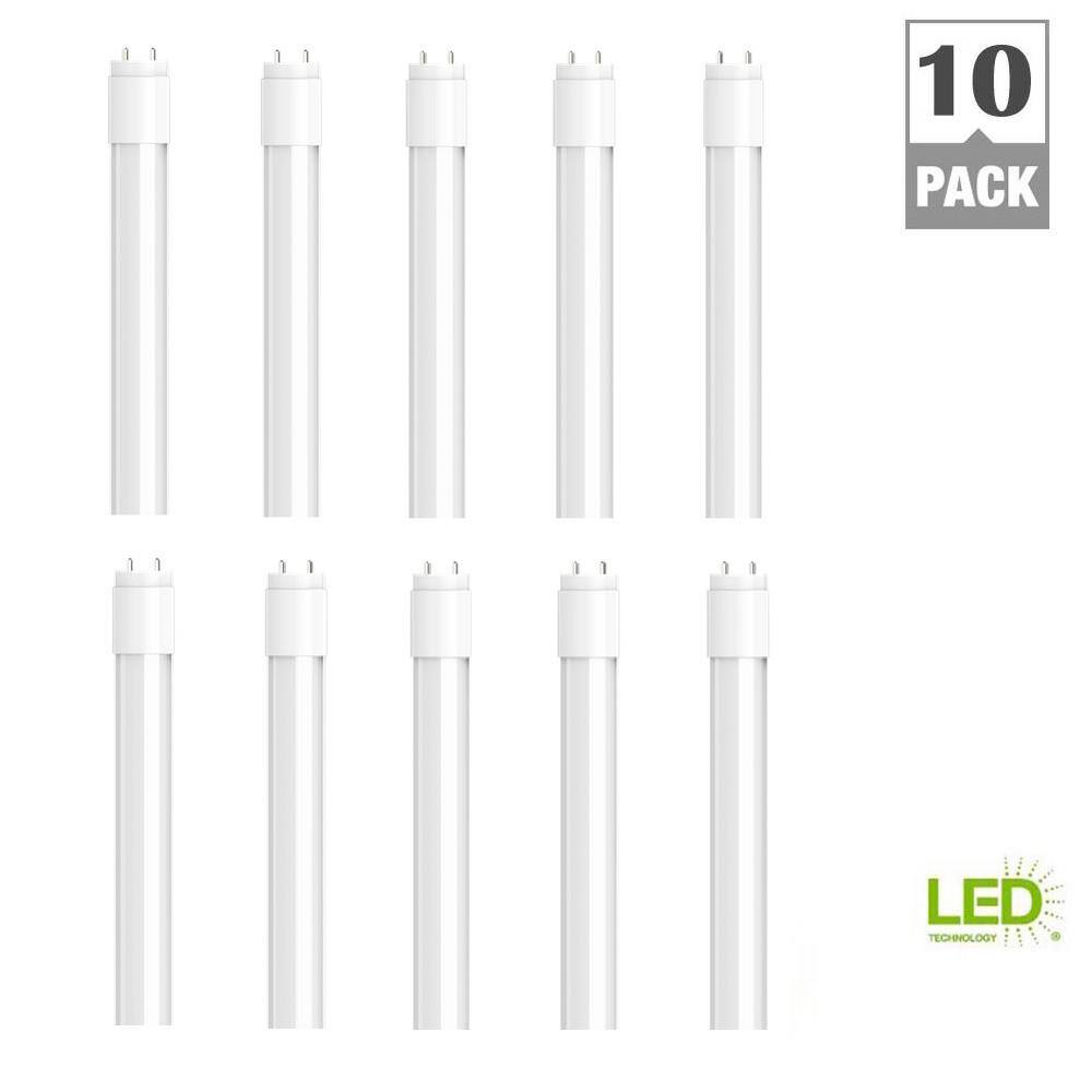 Orein 20-Watt 4 ft. Linear T8 LED Tube Light Bulb (10-Pack) B8LT2100SGA2H05