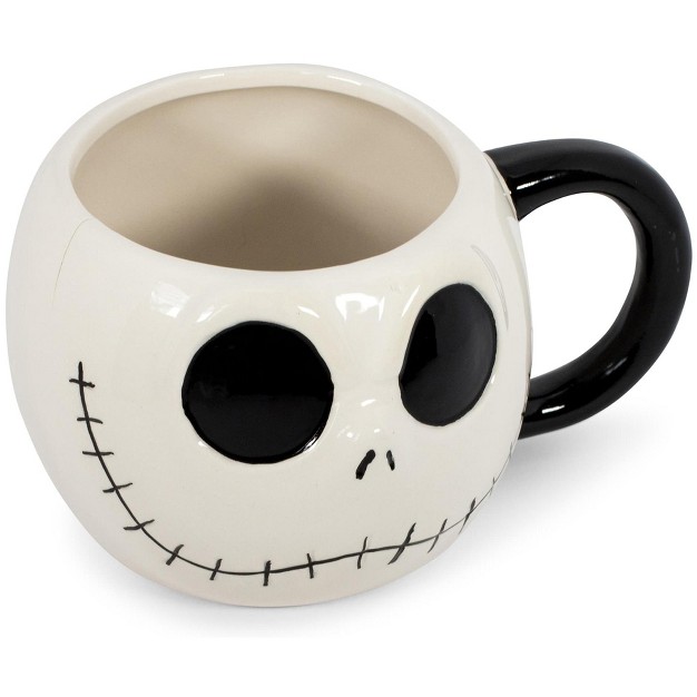 The Nightmare Before Christmas Jack Skellington Sculpted Coffee Mug 20 Ounces