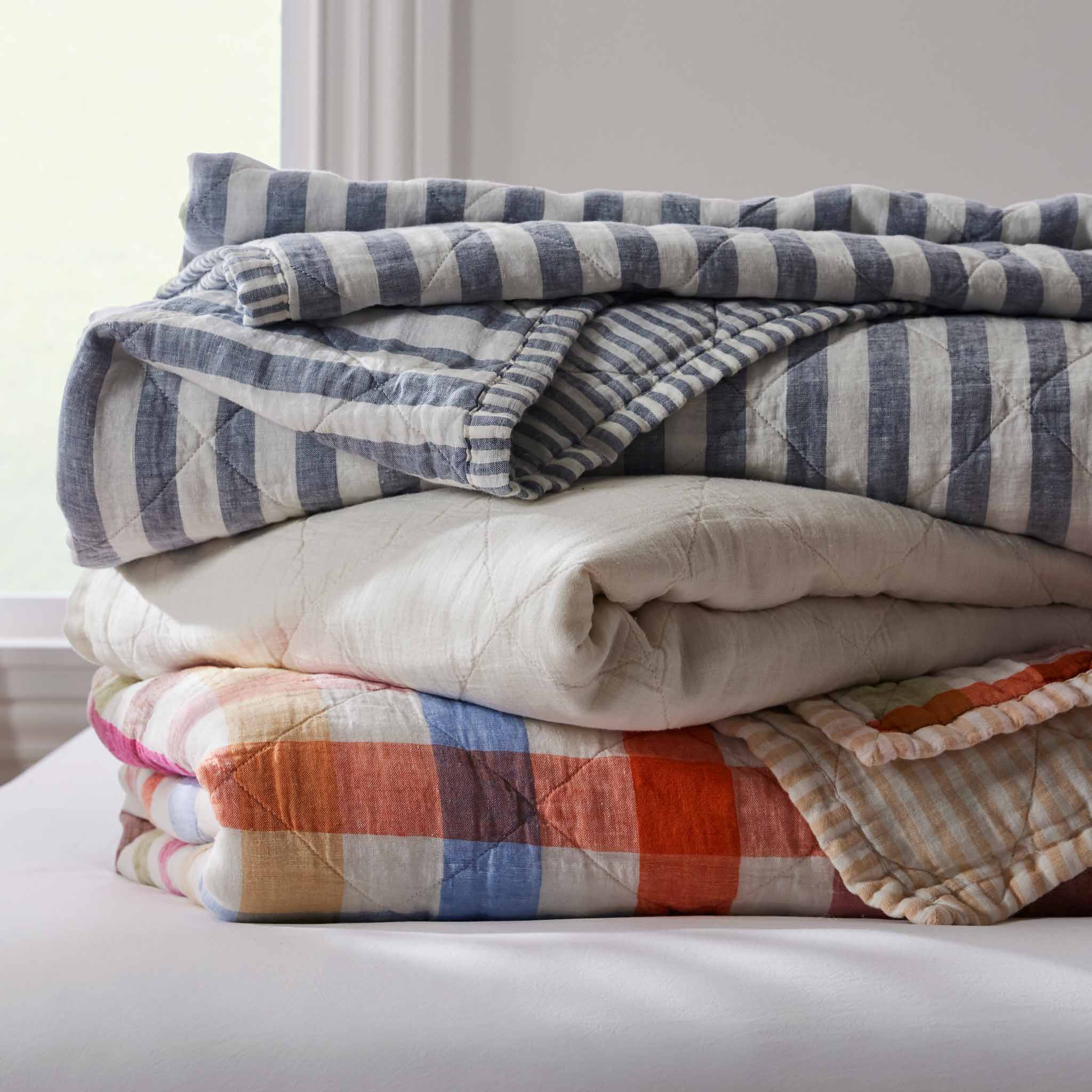 Linen Quilt Set