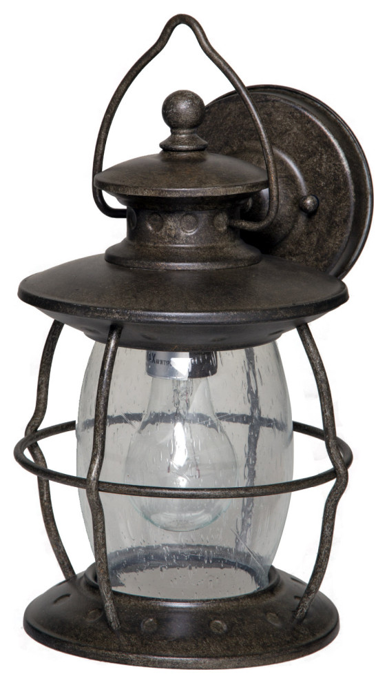 Boston Harbor BRT CDC16913L Outdoor Lantern  Misty Pewter   Beach Style   Outdoor Wall Lights And Sconces   by Toolbox Supply  Houzz