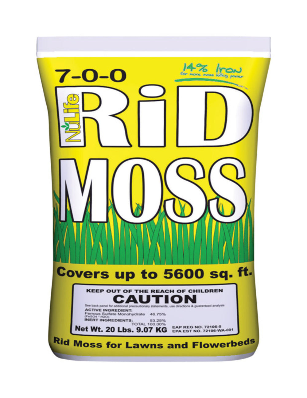 MOSS RID NULIFE 20LB