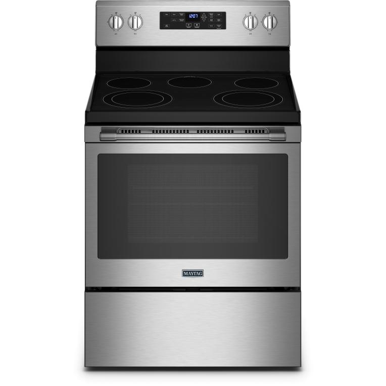 Maytag 30-inch Freestanding Electric Range with Air Fry YMER7700LZ