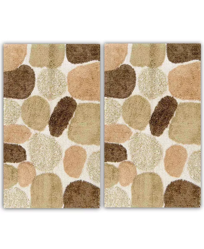 Chesapeake Pebbles 2 Piece Bath Rug Set