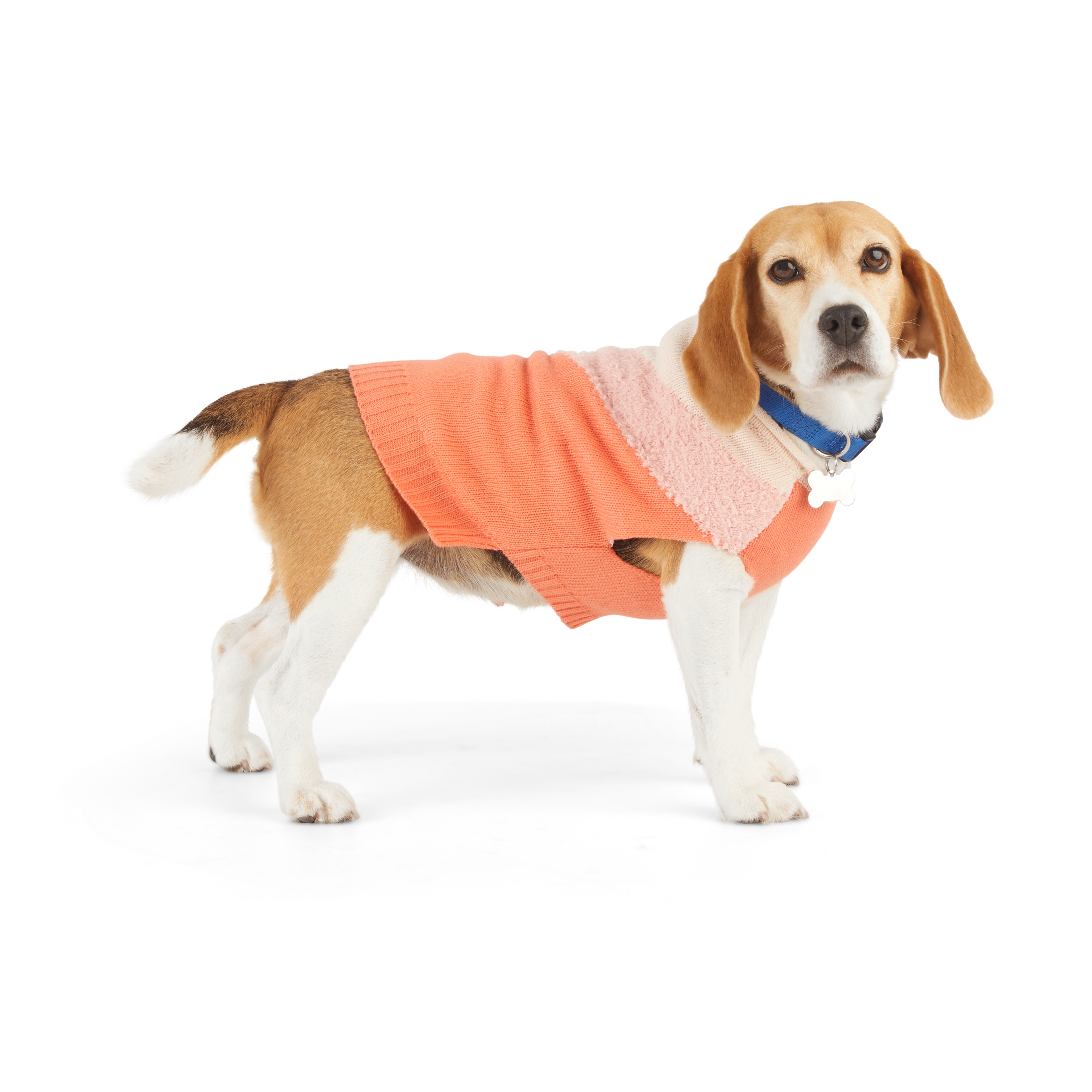 YOULY Pink Chevron Dog Sweater， X-Small