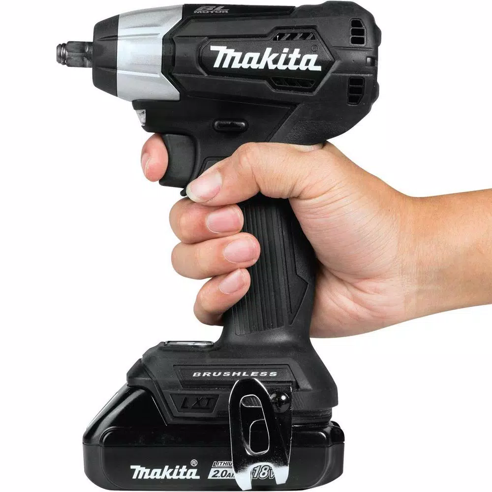 Makita 18-Volt LXT Lithium-Ion Sub-Compact Brushless Cordless 3/8 in. Square Drive Impact Wrench Kit and#8211; XDC Depot