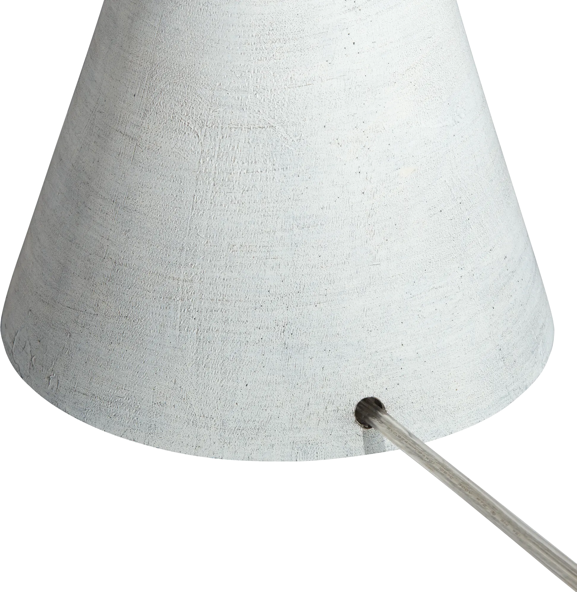 Kingstown White Hourglass Table Lamp