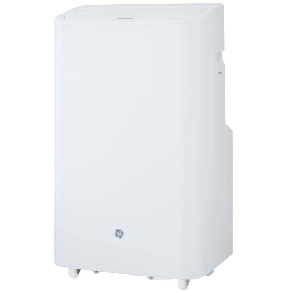 GE 8000 BTU 3in1 Portable Air Conditioner for 350 sq ft Medium Rooms with Dehumidifier and Remote in White