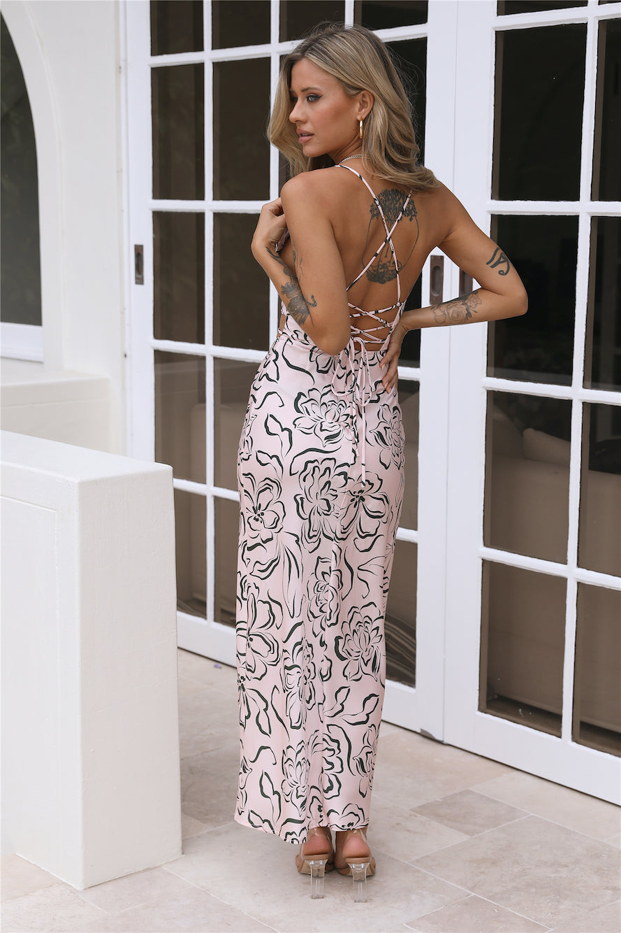 Dreamy Fit Maxi Dress Pink