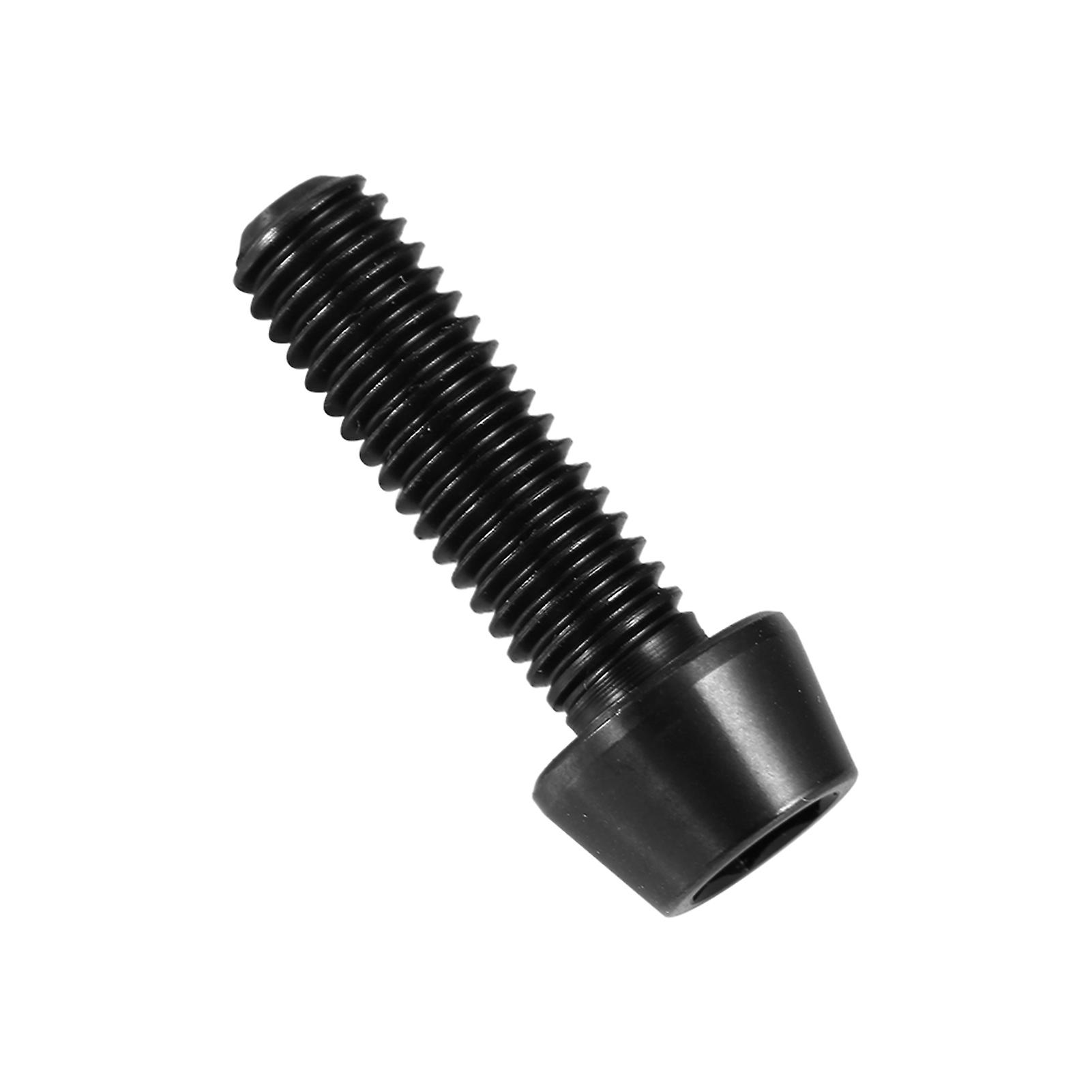 Titanium Alloy Titanium Tapered Head Screw With Washer For Mountain Bike(black/m6x20)