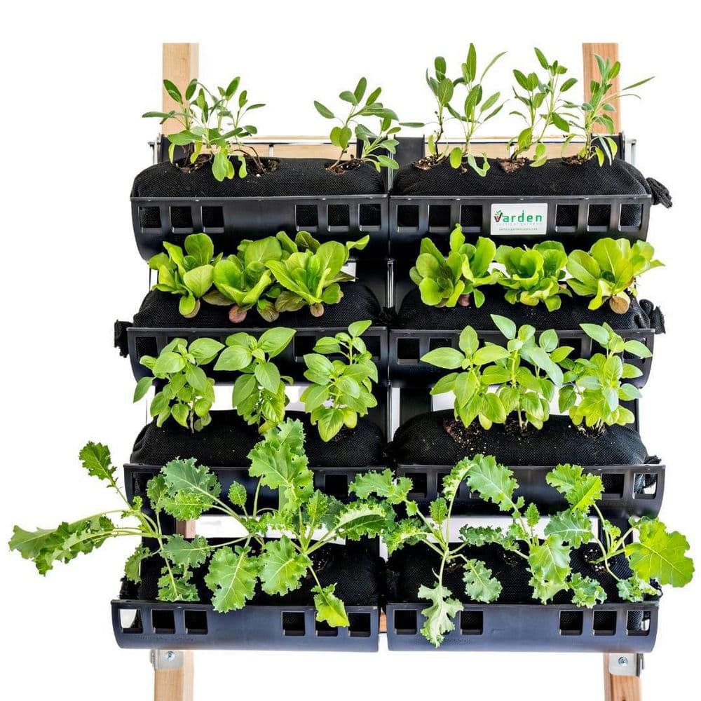 VARDEN 24 Plant Metal Outdoor Vertical Garden Rack VG-OK-2x2