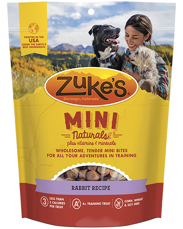 Zukes Mini Naturals Rabbit Dog Treats