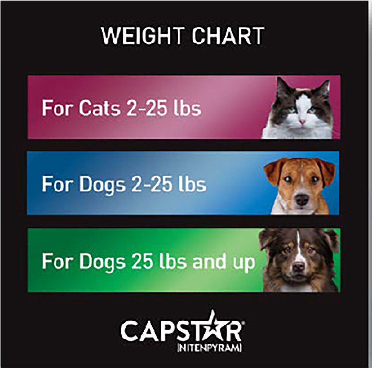 Capstar Flea Oral Treatment for Dogs， 2-25 lbs