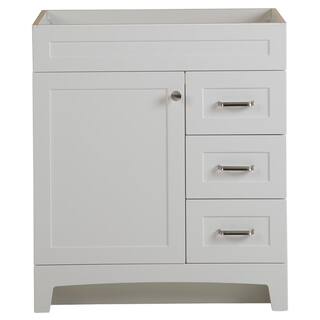 Home Decorators Collection Thornbriar 30 in. W x 21 in. D Bathroom Vanity Cabinet in Polar White TB3021-WH