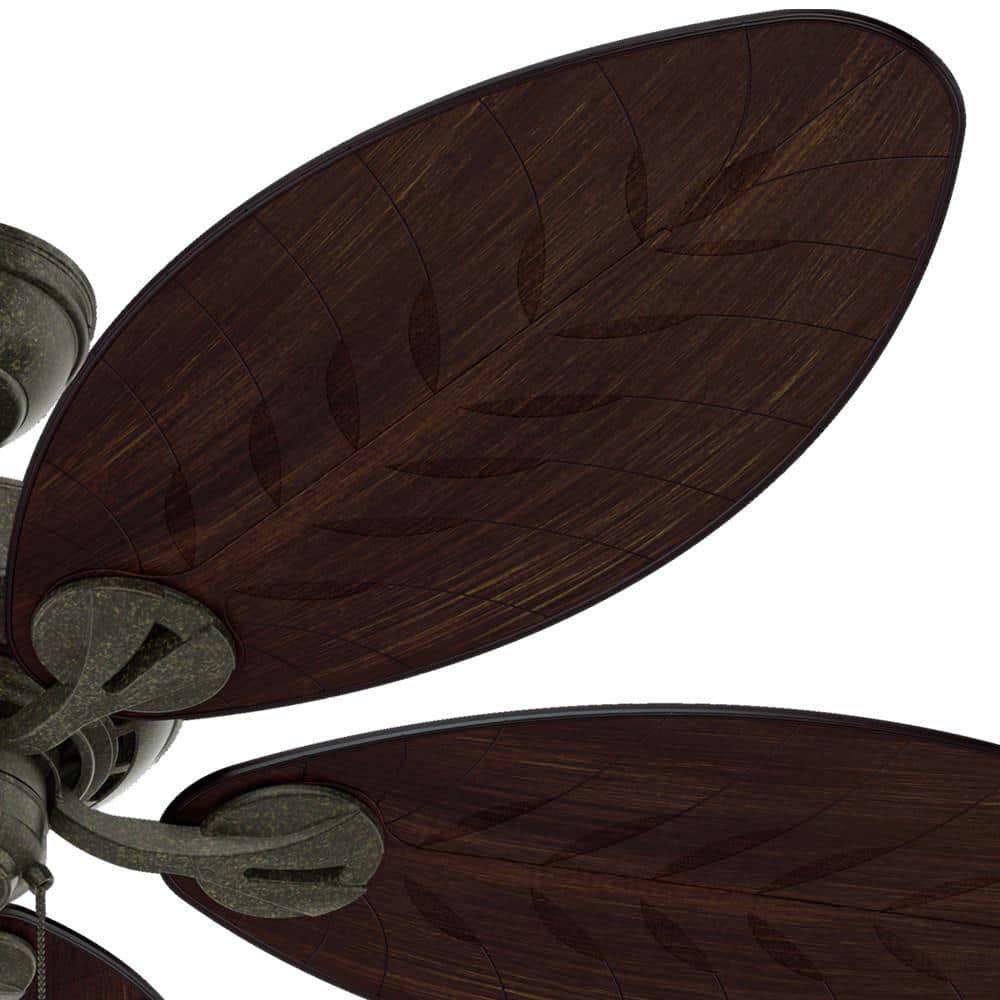 Hunter Bayview 54 in IndoorOutdoor Provencal Gold Ceiling Fan