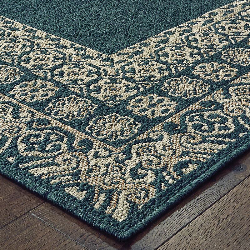 StyleHaven Lafayette Persian Border Indoor Outdoor Rug