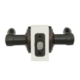 Kwikset Ashfield Venetian Bronze Passage HallCloset Door Handle with Microban Antimicrobial Technology 720ADL 11P RCAL RCS