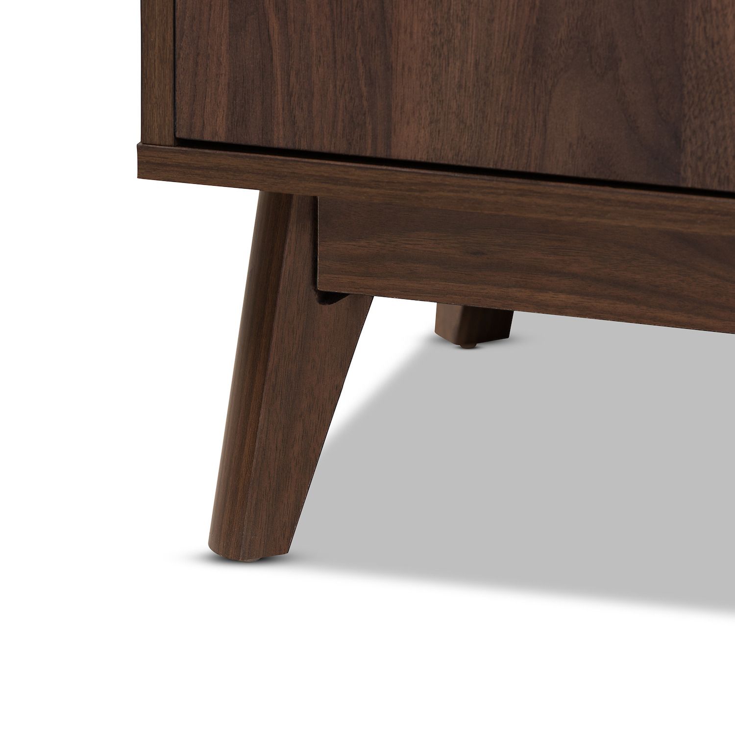 Baxton Studio Lena Medium Brown TV Stand