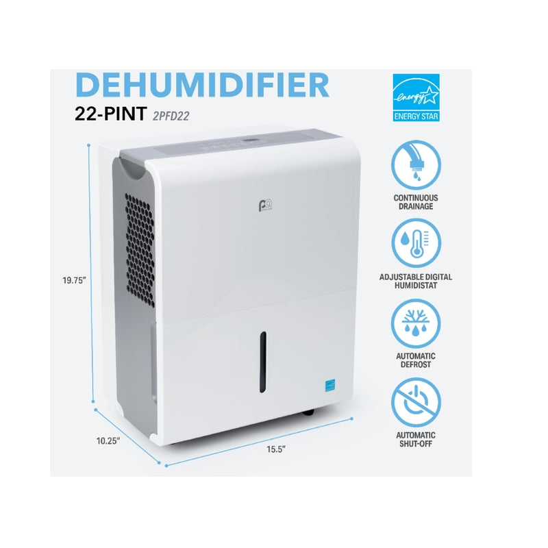 DEHUMIDIFIER SILVER 22PT