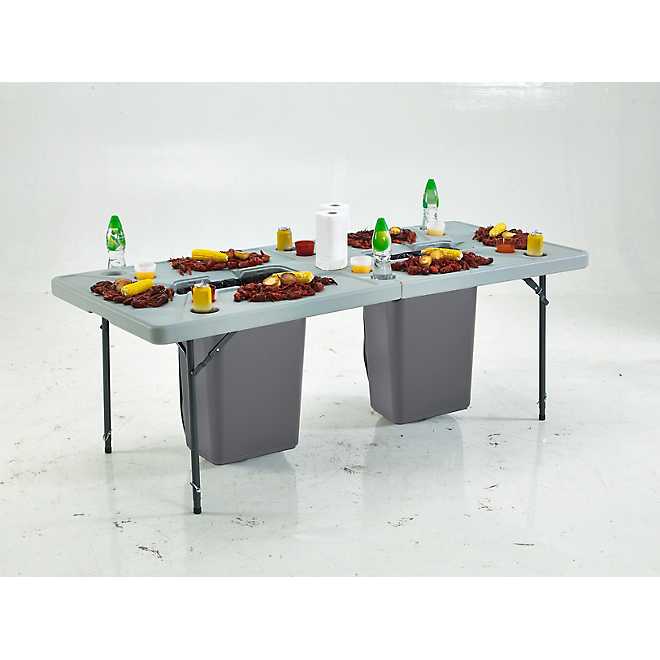 Academy Sports + Outdoors 7 ft Folding Cookout Table