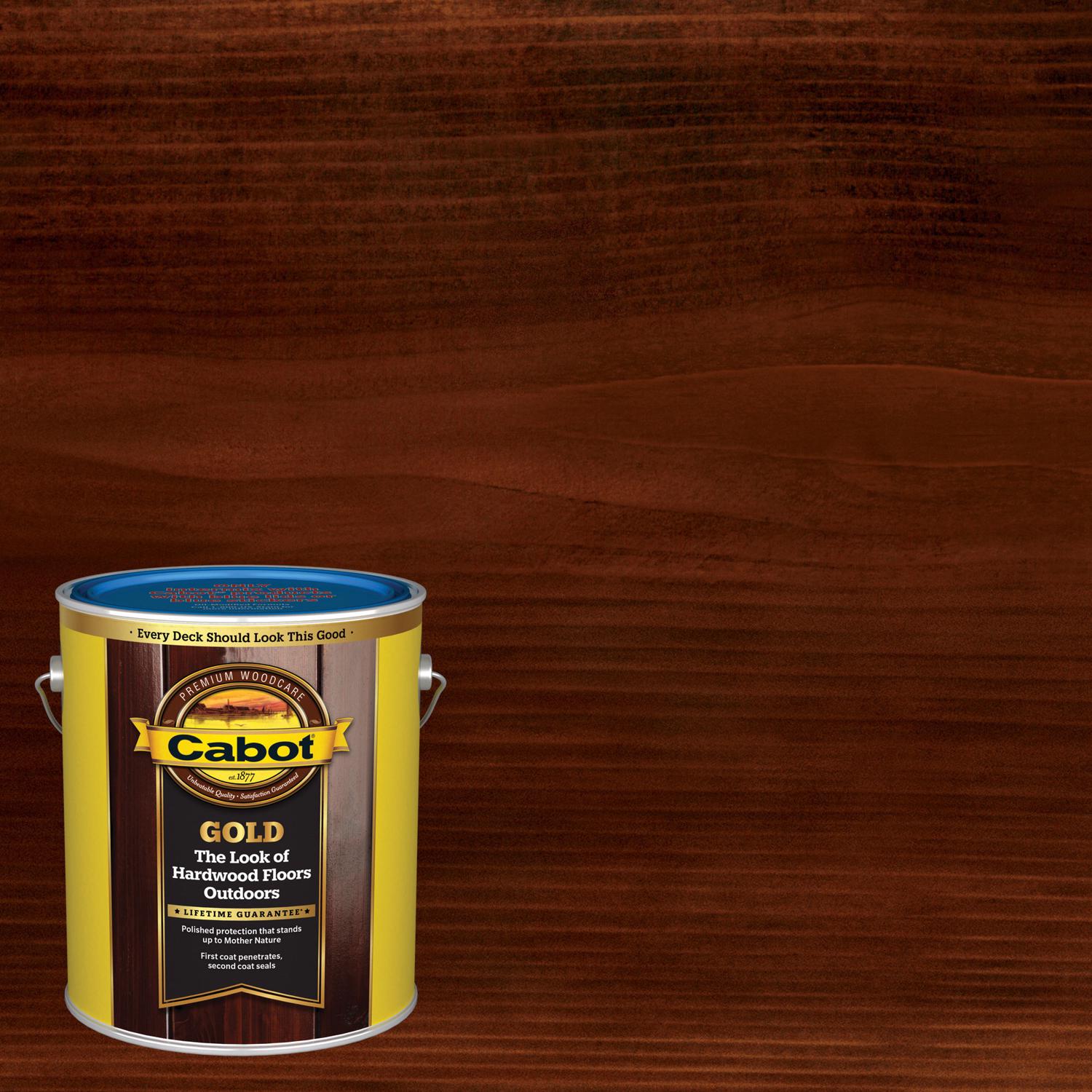 Cabot Gold Low VOC Satin Moonlit Mahogany Oil-Based Deck Varnish 1 gal