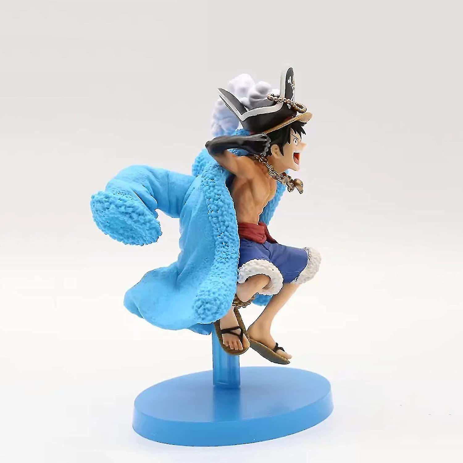 One Piece Figures Luffy 20th Anniversary Anime Figures Statue Toy Cartoon Game Character Model Figurine Home Gift Desktop Decorations 16cm