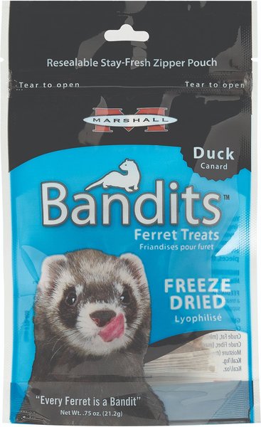 Marshall Bandits Freeze-Dried Duck Flavor Ferret Treats