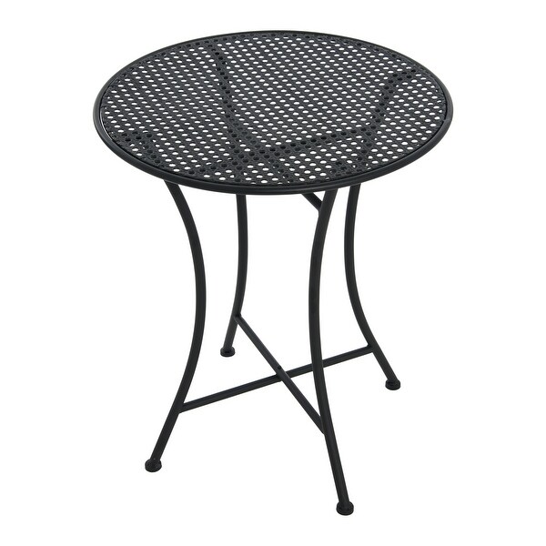 Outdoor Bistro Patio Set with Table and 2 Folding Chairs