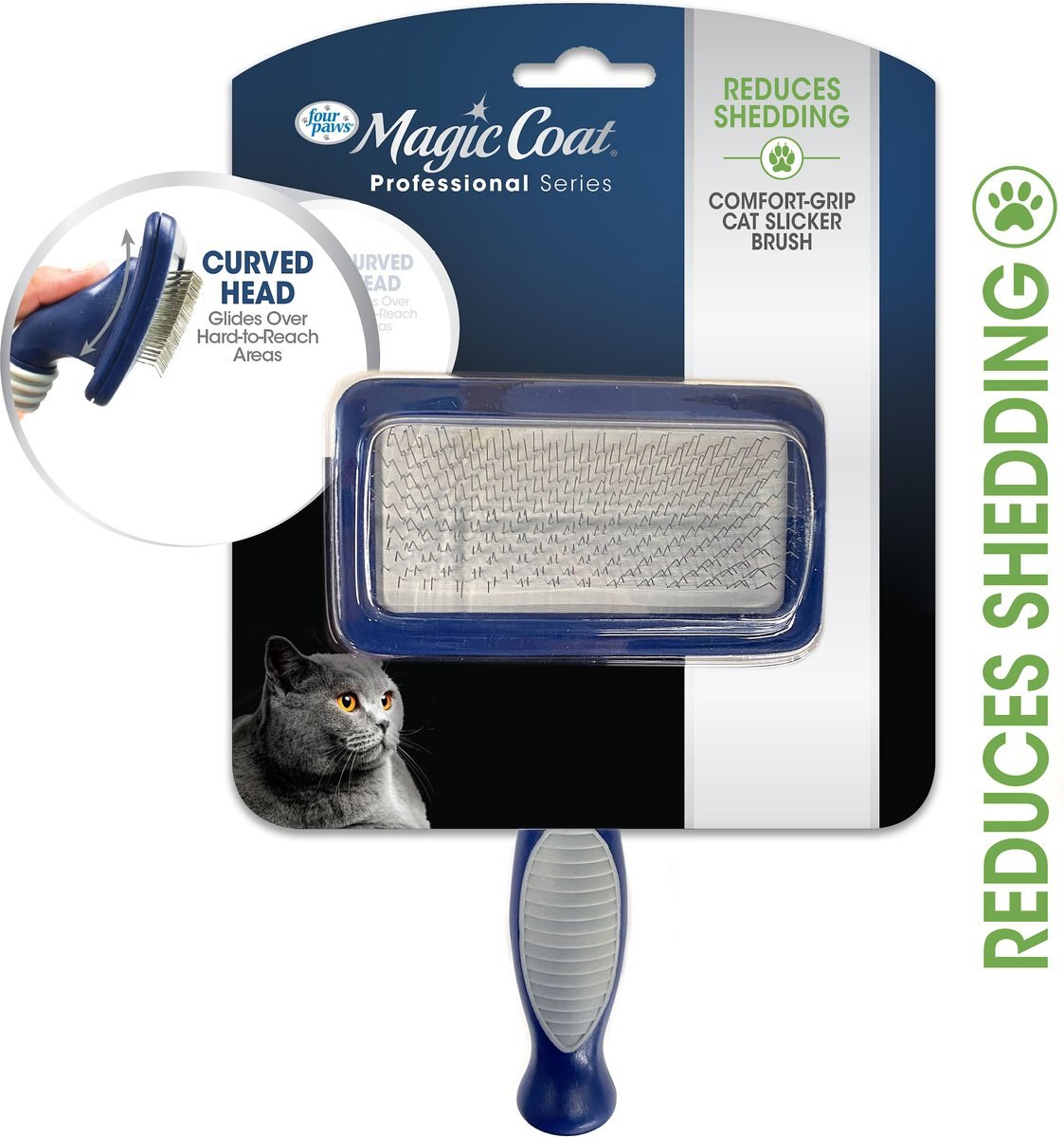 Four Paws Magic Coat Professional Series Cat Slicker Brush