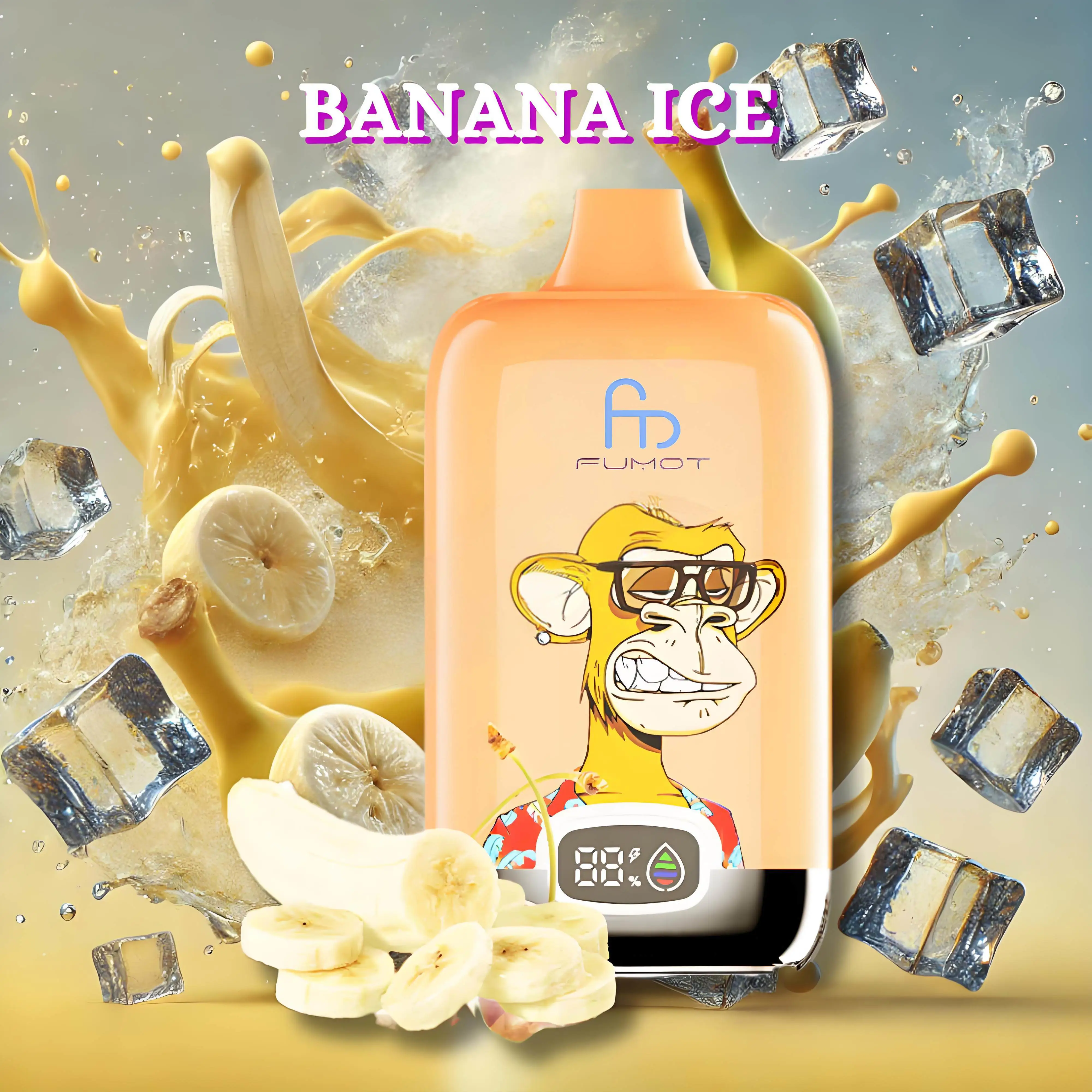 Fumot Tornado Digital Box 12000 Puffs - Banana Ice