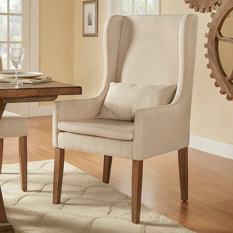 HomeVance Grace Hill Wingback Hostess Chair