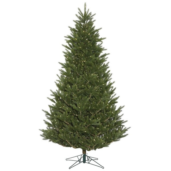 Vickerman 6.5' x 51 Fresh Fraser Fir Artificial Christmas Tree，Warm White Duralit LED Lights