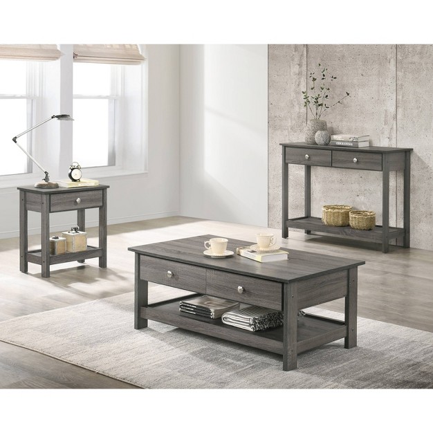 Clonard Wooden Coffee Table Gray Homes Inside Out