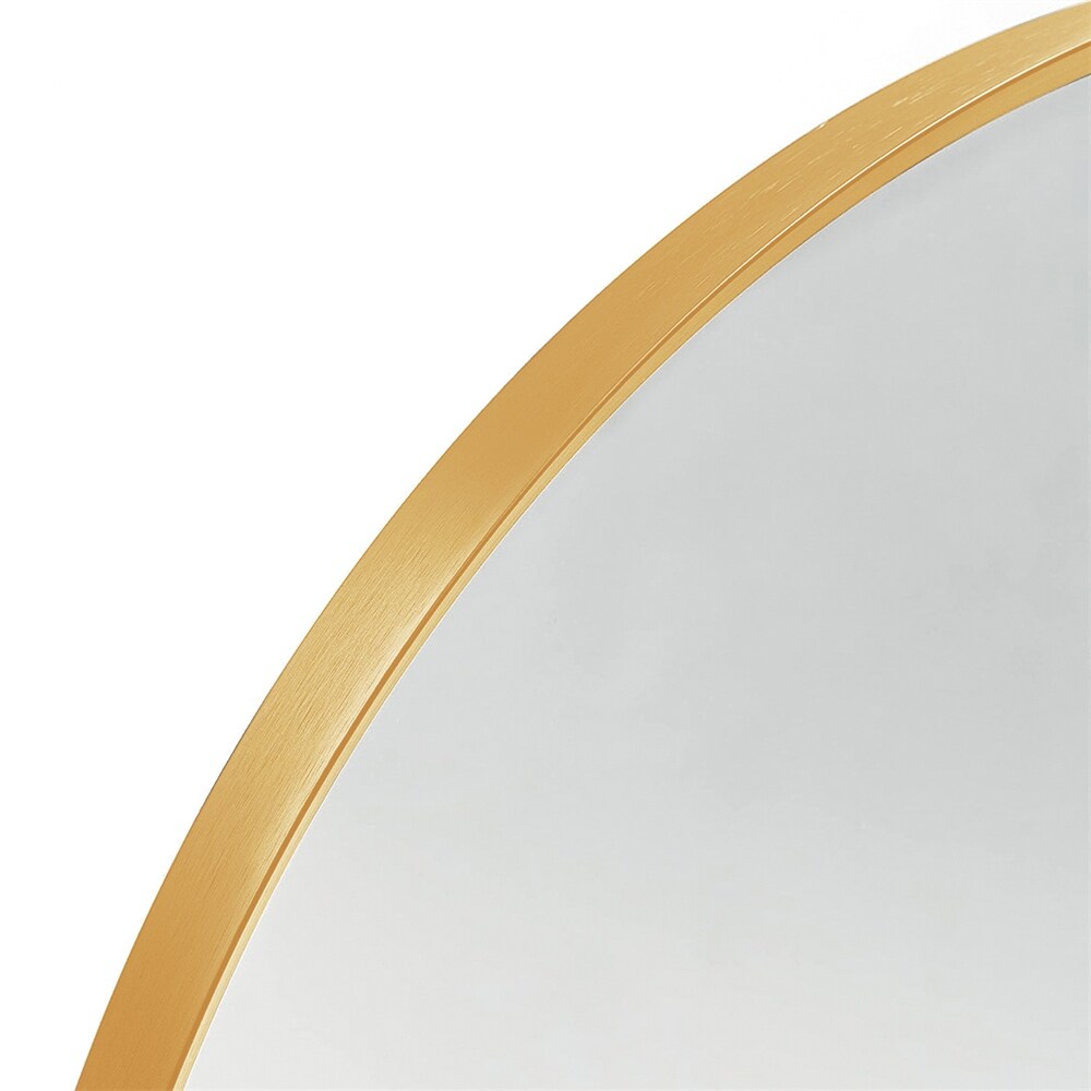 Metal Large Arch Mirror with Shatterproof Film and Density Board