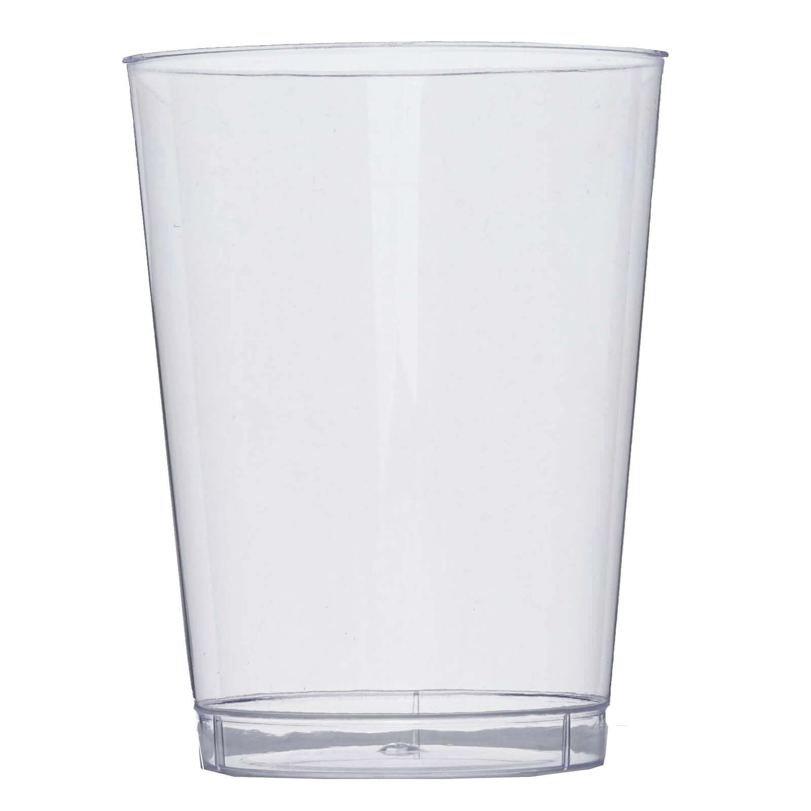 25 Pack Clear Crystal Collection Plastic Disposable Cups 10oz