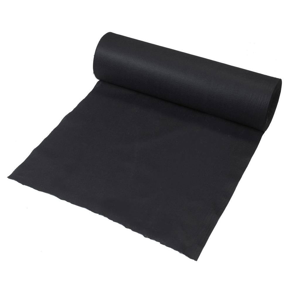 Mutual Industries 3 ft. x 300 ft. Black Polypropylene Non Woven Filter Fabric 35-3-300