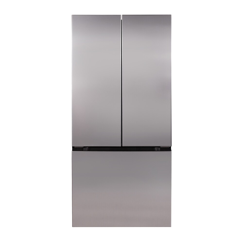 Avanti Frost Free French Door Refrigerator​  17.5 cu. ft.  in Stainless Steel