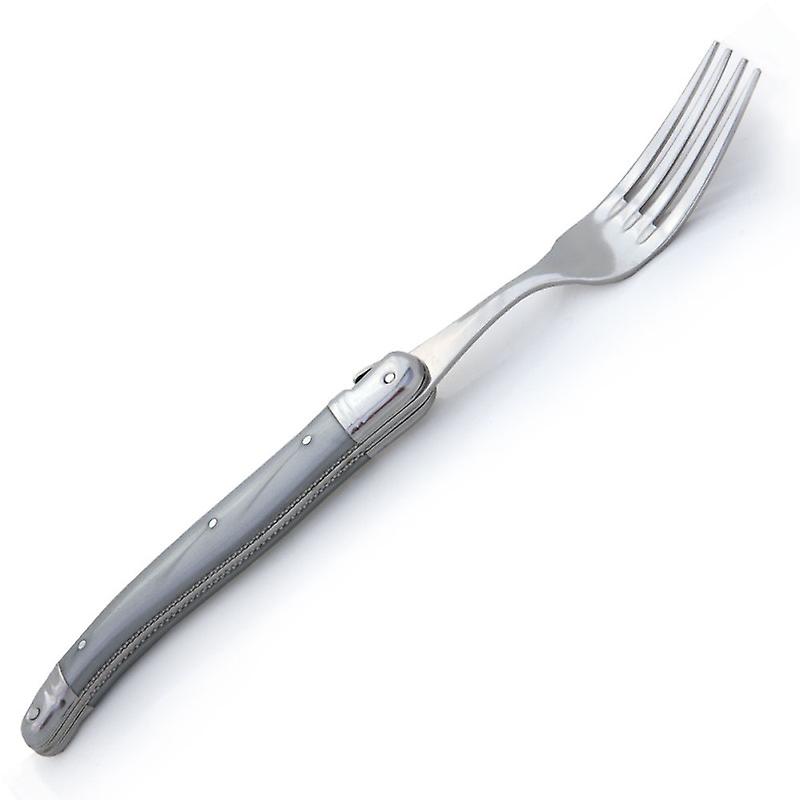 Box of 6 gray ABS Laguiole forks