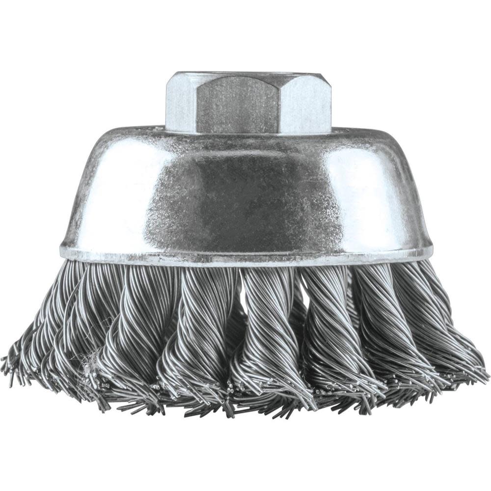 2-3/4 Knot Wire Cup Brush， M10 x 1.25