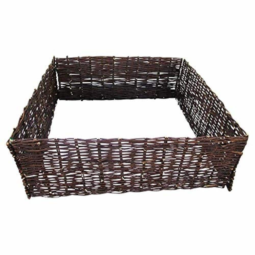 MGP 144 in. L x 48 in. W x 10 in. H Woven Willow Raised Bed Kit WRB-412S