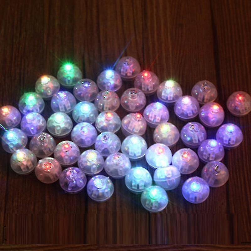 100pcs Led Ball Lamp Color Muiticolor Light Rechargeable Pool Garden Decor