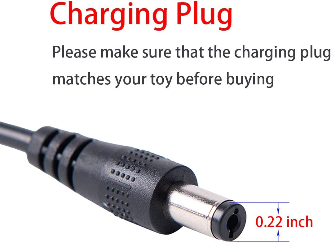 12V Charger for Kids Ride On Car, 12 Volt Battery Charger for Ride on Toys SUV Car a Variety of Electric Baby Carriage Ride Toy Battery Supply Power Adapter