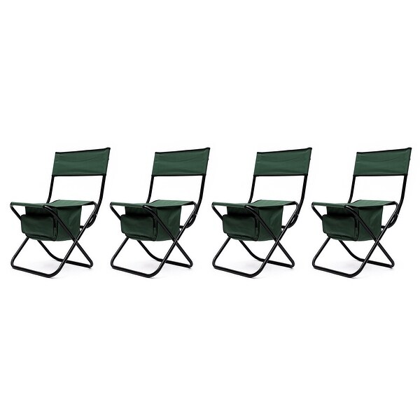 4piece Folding Outdoor Chair with Storage Bag