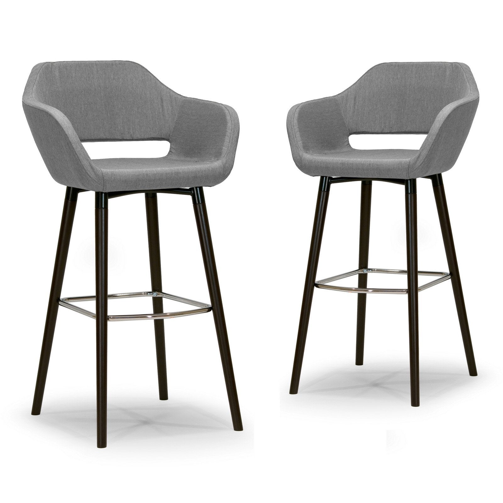 Glamour Home Adel Bar Stool - Set of 2