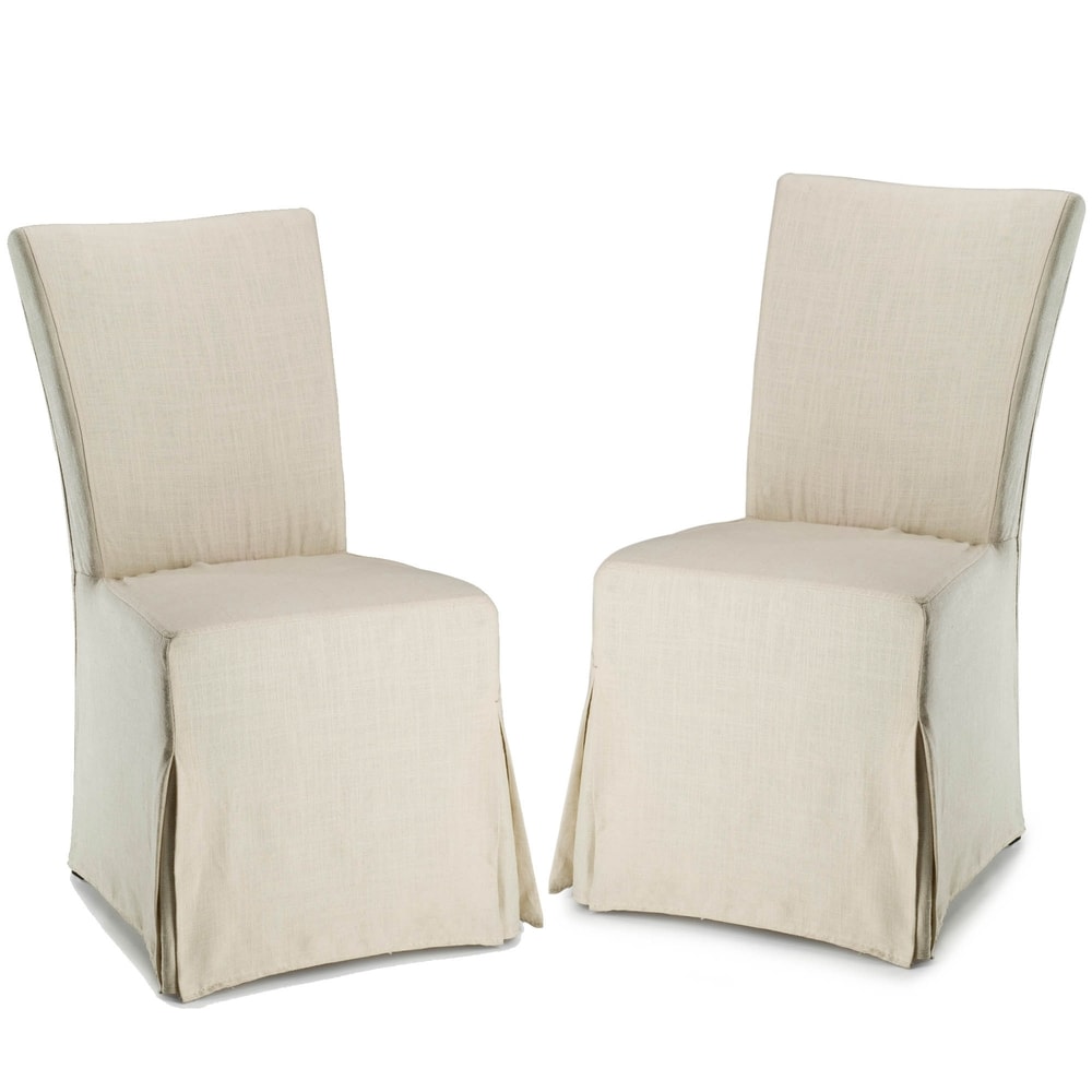 SAFAVIEH Parsons Dining Slipcover Dining Chairs (Set of 2)