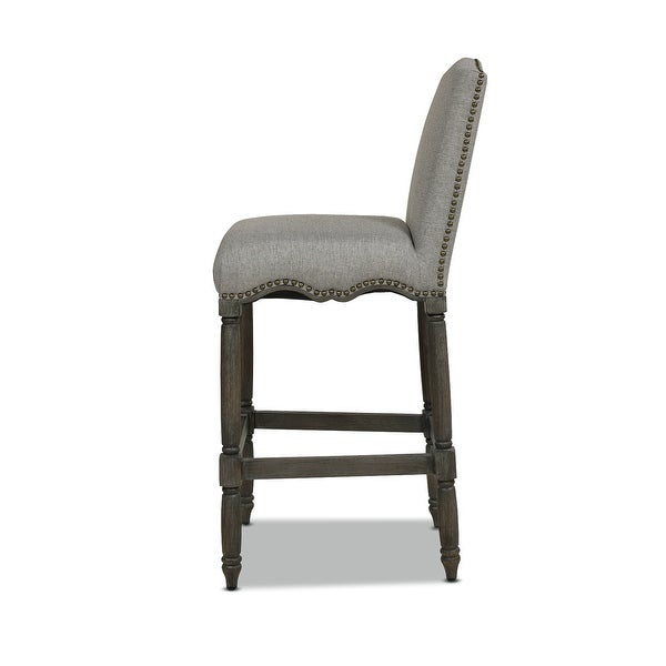 The Gray Barn Odile Lake Farmhouse Upholstered Counter Or Bar Stool