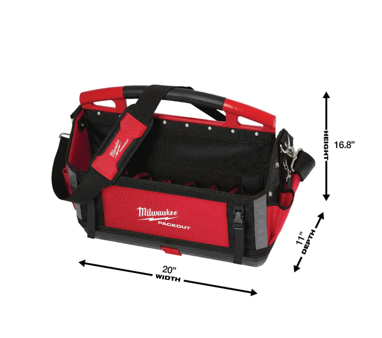 Milwaukee 48-22-8320-48-22-3079 20 in. PACKOUT Tote with 6-in-1 Wire Stripper Pliers