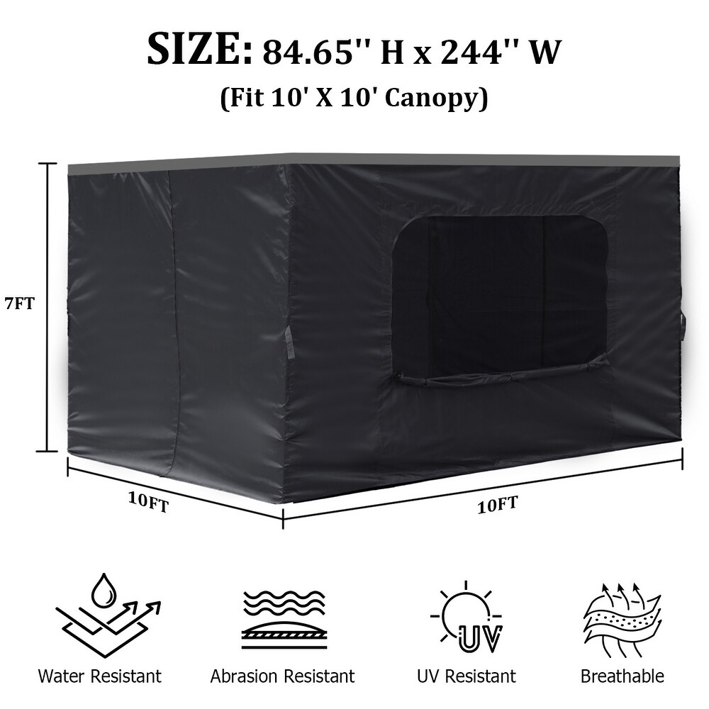 Aoodor 10' x 10' Canopy Sidewall Replacement (Sidewall Only)