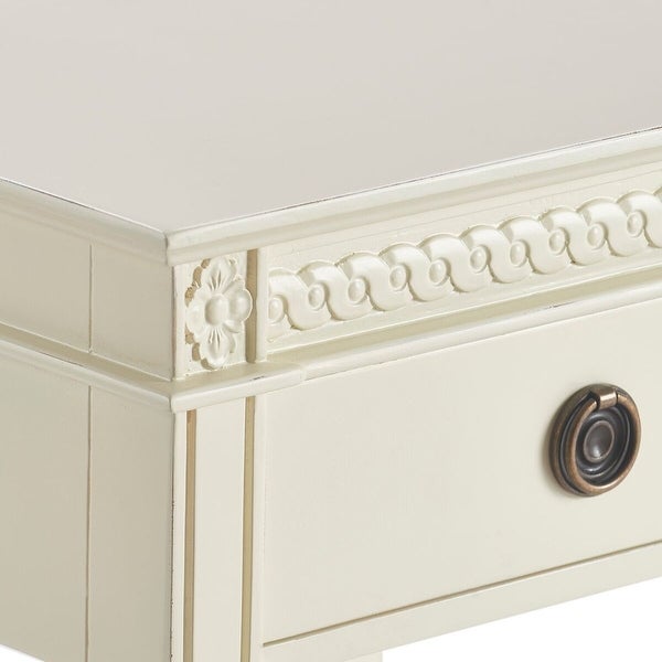 Finch Avignon Side Table in Antique White